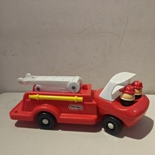 Vintage Little Tikes Fire Engine Truck Toy With 2 Figures Toy Story