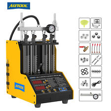 AUTOOL Petrol Injectors Cleaner Testing Equipment Tester Ultrasonic Cleaning 
