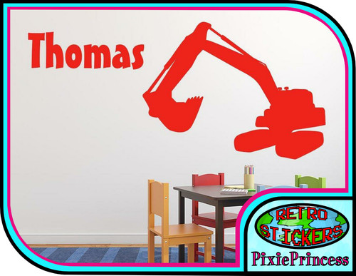 Boys digger jcb personalised - boys,