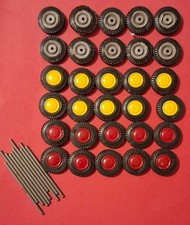 Lion Car Holland Vintage Wheels, Tyres & Axle Rods