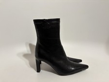 Vtg Chanel Black Leather CC