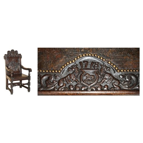 Antique 1718 dated william iii - 1718,