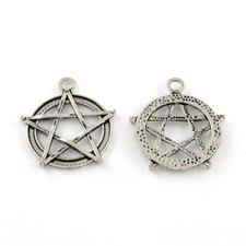 Tibetan Silver Pentagram