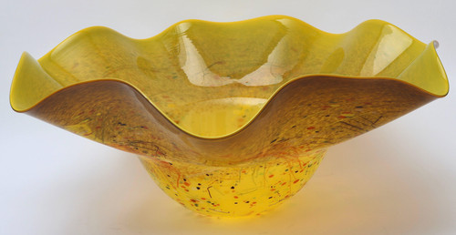 Stunning glass vase - vase,