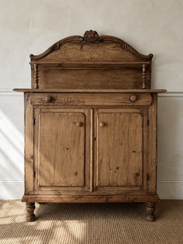 Antique rustic pine - rustic, chiffonier