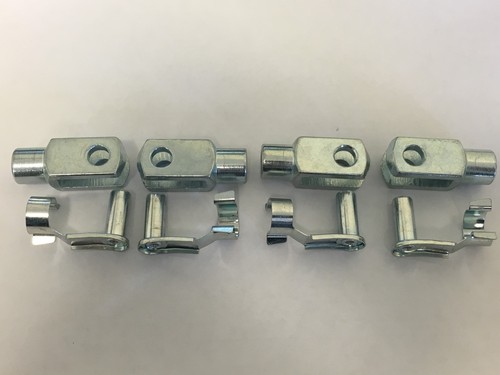 Clevis and pin zinc - m8,