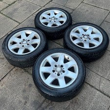4x Genuine BMW Style 45 Alloys