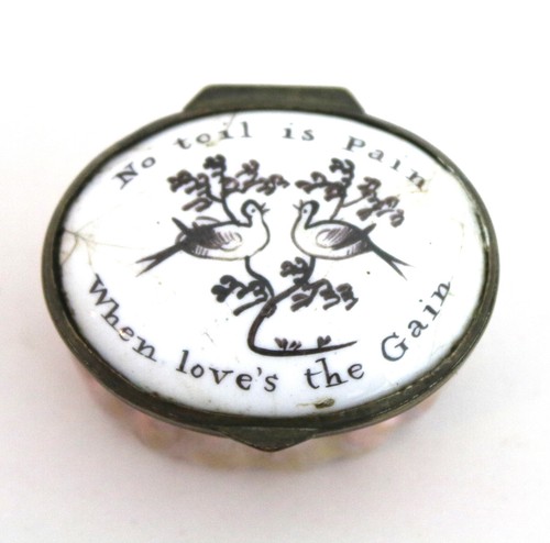 Georgian bilston enamel - bilston, patch