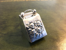 Sterling Silver THIMBLE Holder
