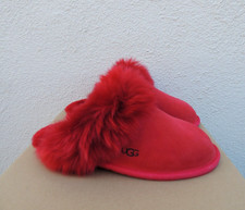 UGG SCUFF SIS RIBBON RED