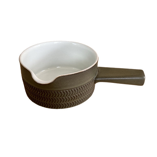 Denby chevron green - green, gravy