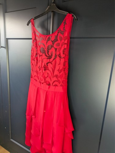 Beautiful red dress - red,
