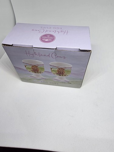 Highland cow egg cups - cow,