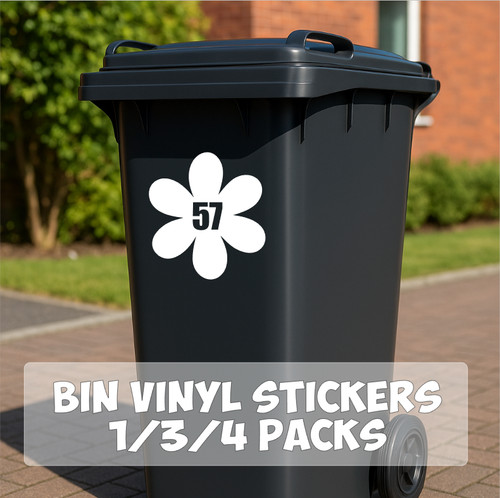 Personalised bin number - personalised,