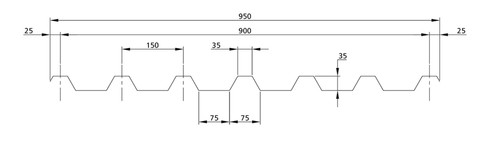900 box profile - 35/900,