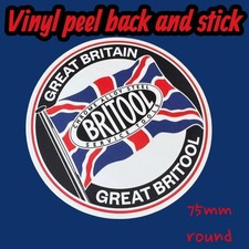 GREAT BRITOOL vinyl sticker tool box tools spanner chest box vintage classic UK