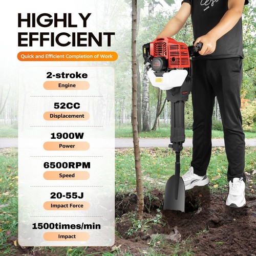 52cc handheld trencher - 52cc, digger