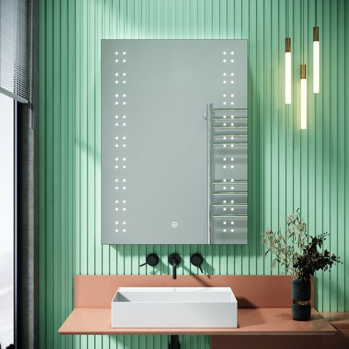Bathroom mirror with shaver - bathroom,