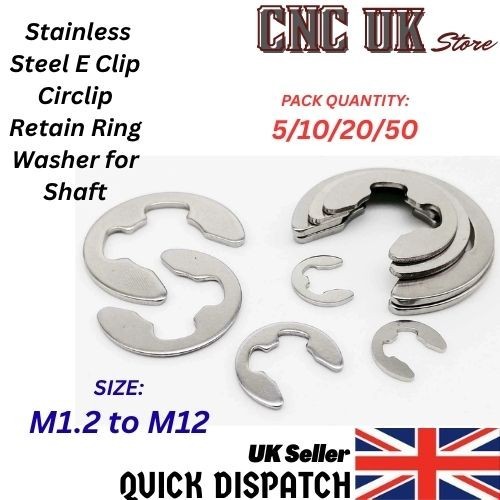 Stainless steel metric clip - steel,