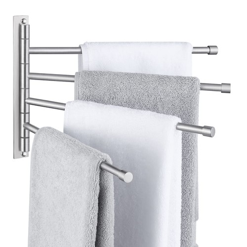 Bathroom swivel towel rack - swivel,