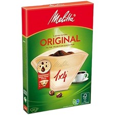 Melitta Pack of 40 Original Size 1x4, Filter Coffee Makers, Brown