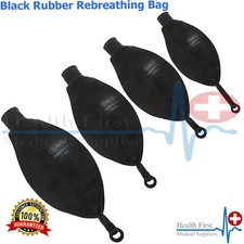 Black Rubber Rebreathing Bag