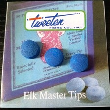 3pcs Pool/Snooker Cue Tips 10mm, Good Quality Elk master, UK Shipped. 