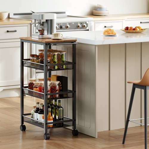 Kitchen storage cart rolling - cart,