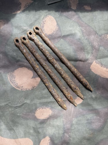 Ww2 german relic zeltbahn pegs - relic,
