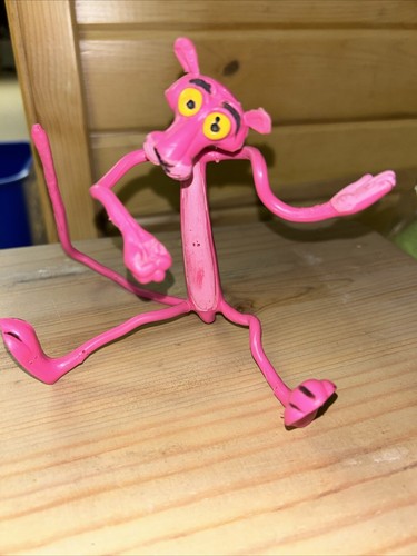 Vintage pink panther bendable - vintage,