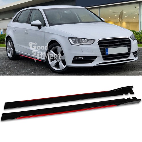 Red trim side skirts - 2m,
