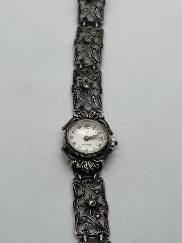 Open work marcasite - 7”,