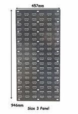 NEW Steel Louvre Wall Panel For Plastic Parts Storage Bins 946 x 457mm Free P&P