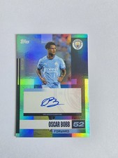 Oscar Bobb Auto Manchester City Topps Team Set 2024/25  #AU-OB