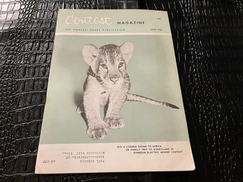 June 1966 contest hobby - contest,