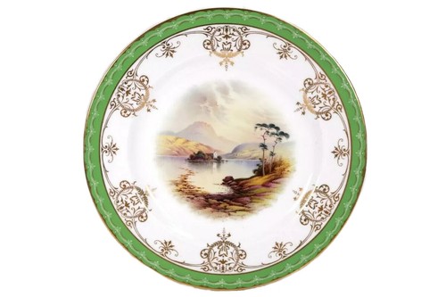 Coalport scottish plate - coalport,