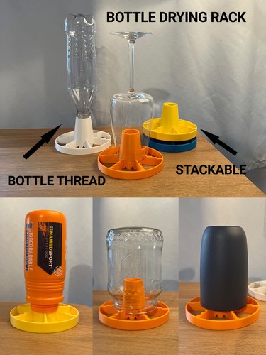 Bottle drying rack spacesaving - rack,
