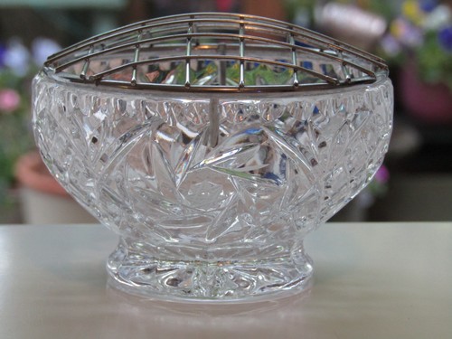 Vintage lead crystal cut glass - vintage,