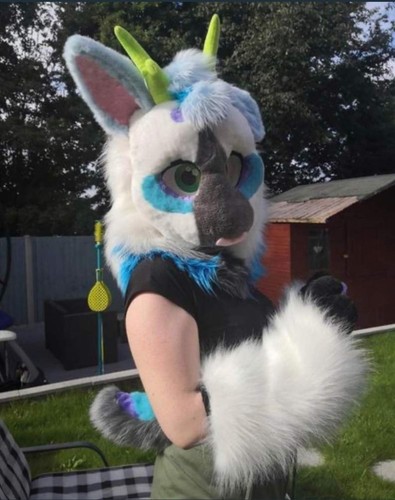 Fursuit mini partial jackalope - mini,