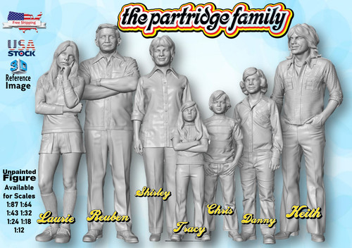 The partridge family unpainted - family,