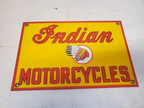 Porcelain metal sign - 8",