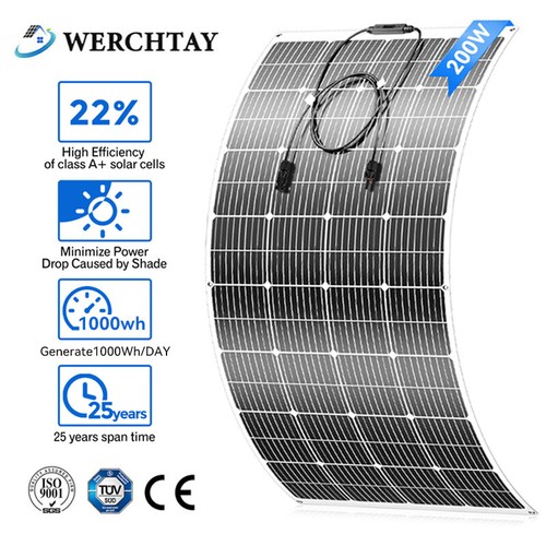 200w 12v flexible mono - 12v, solar