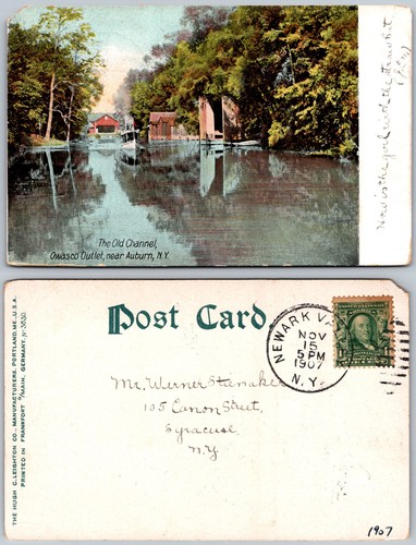 Old channel owasco outlet - owasco,