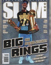 SHAI GILGEOUS-ALEXANDER OKC SLAM MAGAZINE AUG SEPT 2025 NO LABEL ISSUE #257