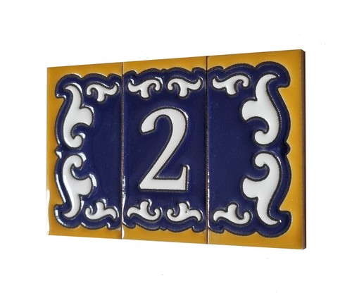 Hand painted ceramic blue - hand-painted,