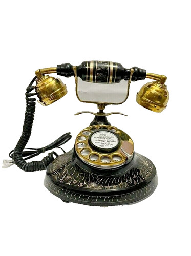 Antique engraved black - engraved, brass