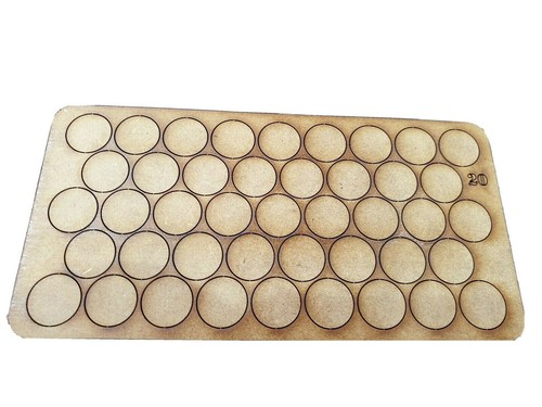 Mdf circles - cm, (20