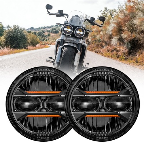 Front led headlamps with drls - front,
