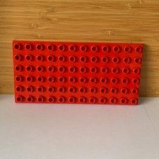 Lego Duplo Red 6x12 Baseplate