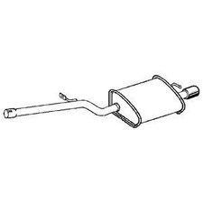 Exhaust Tail Pipe With Back Box for Audi A4 1.8 T BEX 2002-2004 Petrol Klarius